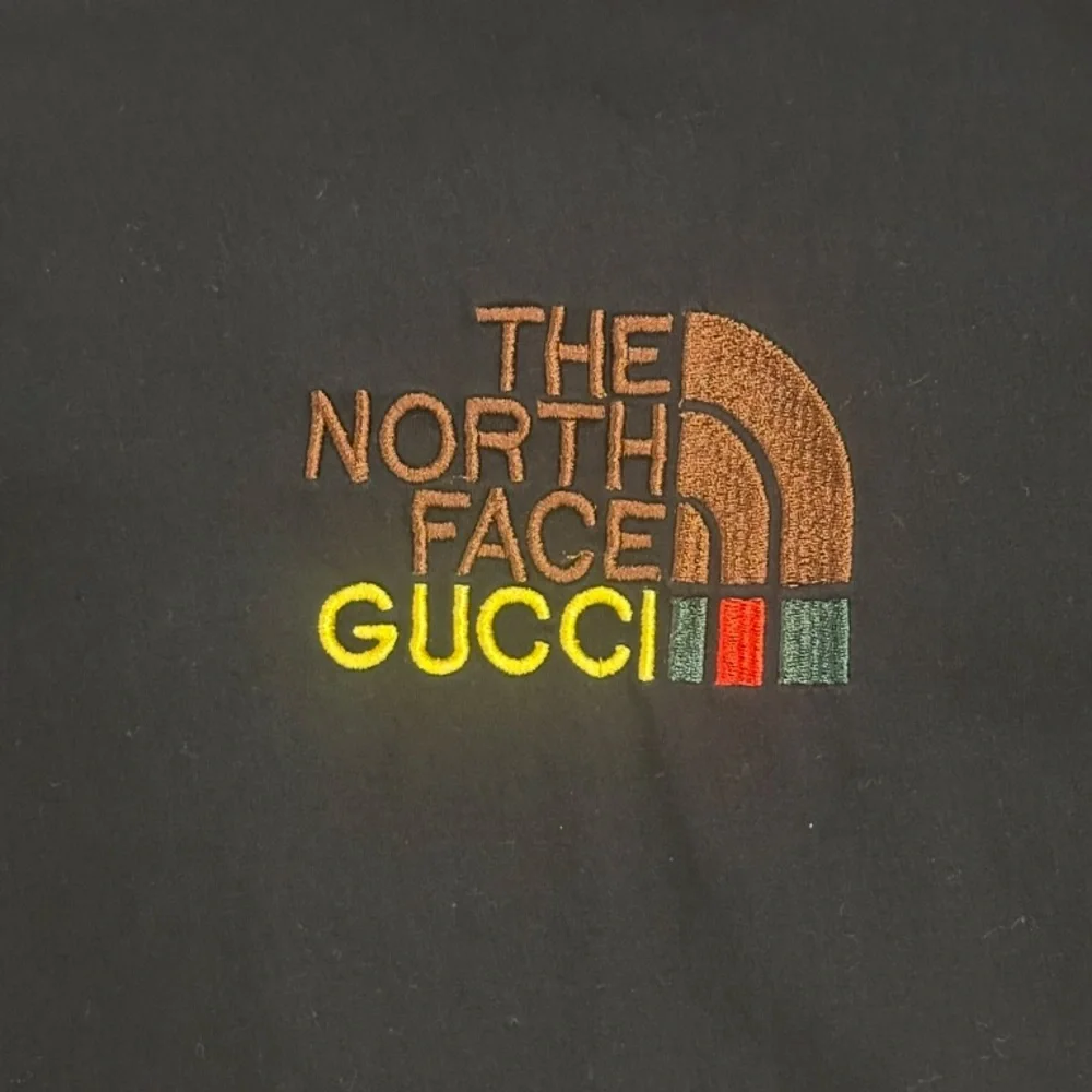 The North Face Gucci Black T-Shirt Rare - Picture 3 of 5